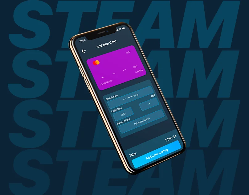 Thumbnail do projeto Steam Checkout UI